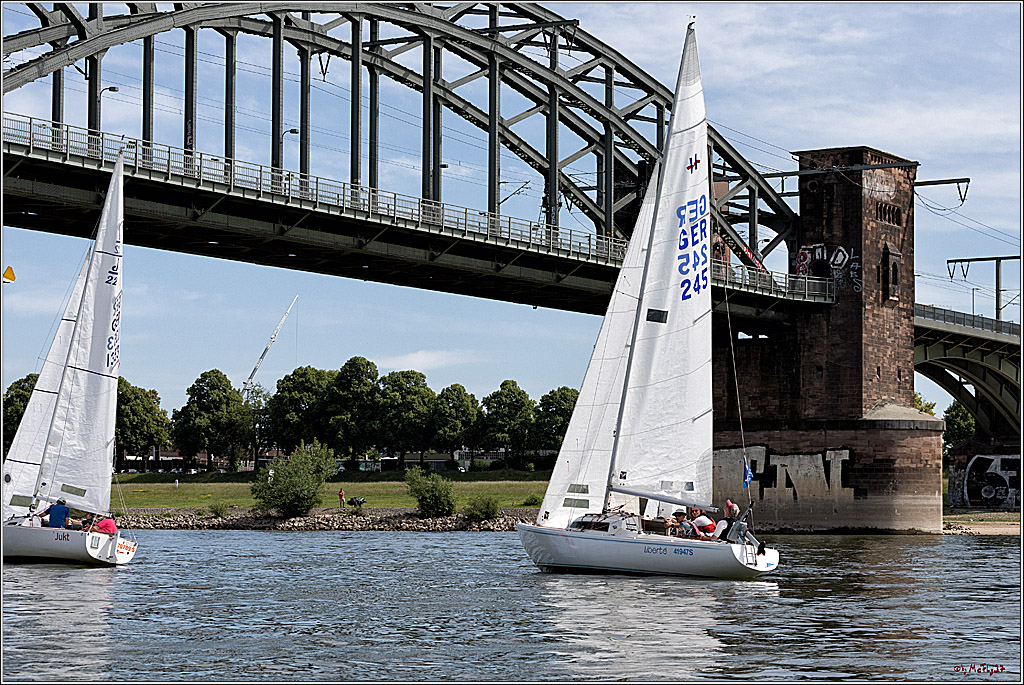 100 Jahre Rheinwoche 2022 - 1. Wettfahrt Porz - Hitdorf, 03.06.2022,